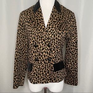 Leslie Fay vintage cheetah jacket